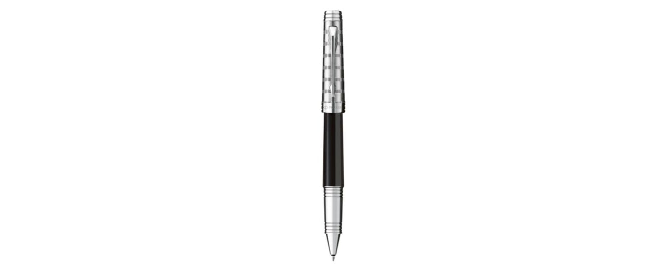 Parker IM Premium – Tintenroller mit Kappe, schwarz