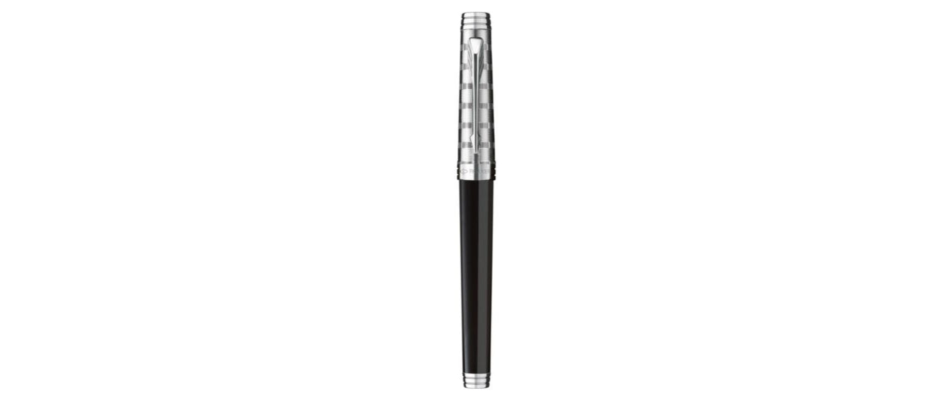 Parker IM Premium – Tintenroller mit Kappe, schwarz