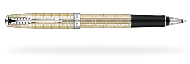Parker Sonnet Sterling Silber – Tintenroller, schwarz