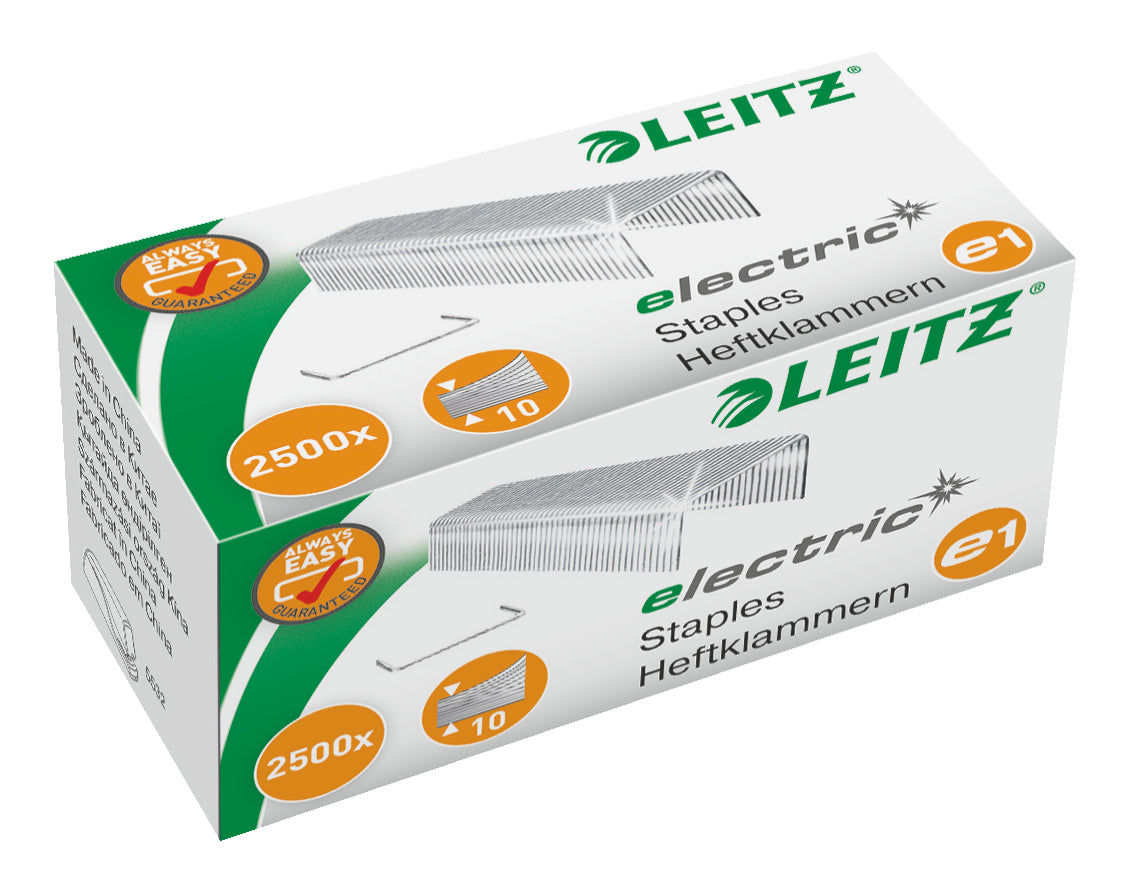 Leitz Heftklammern – 4 mm – verzinkt, silber – 2500 Stk.
