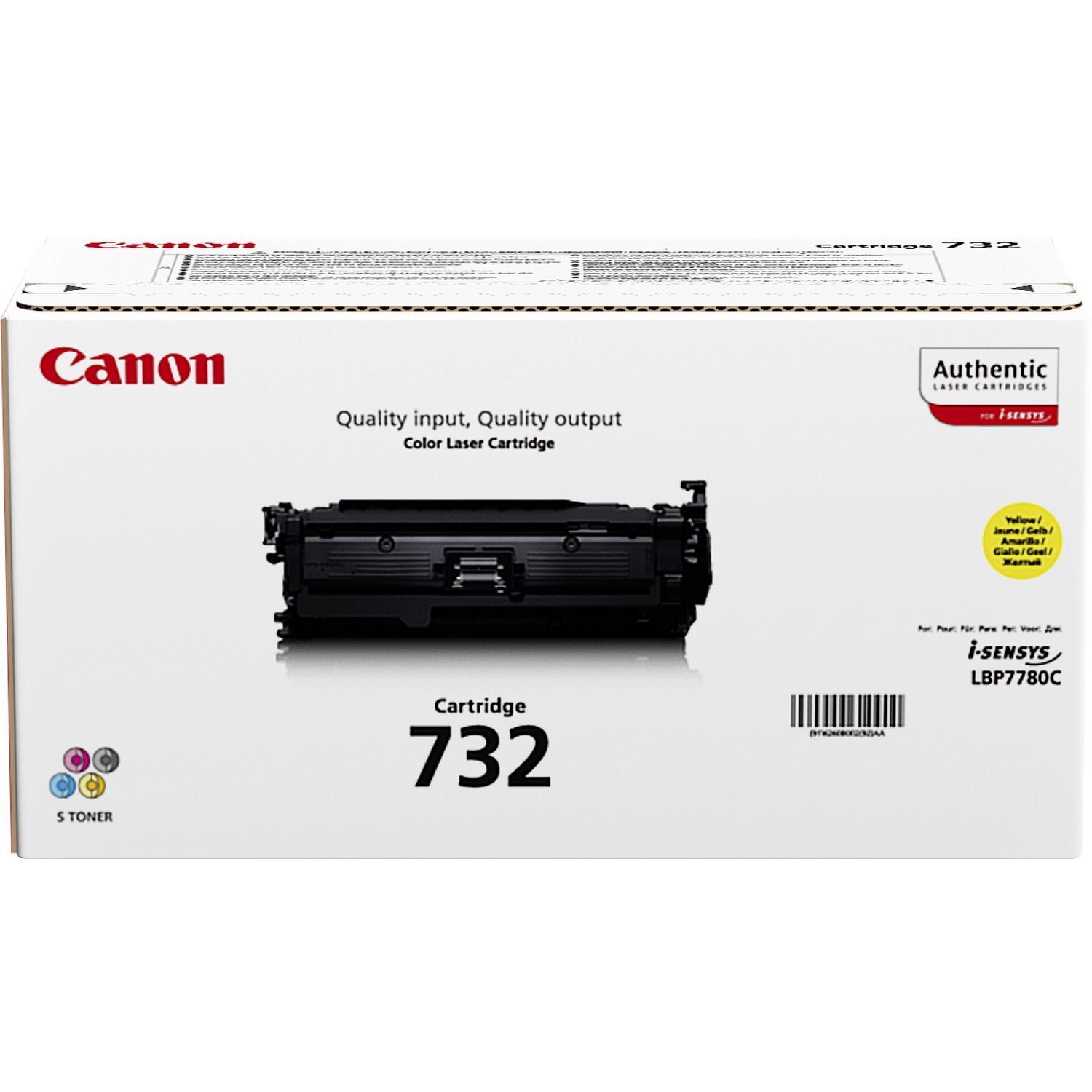 Canon Toner 6260B002 – gelb, 6400 Seiten – für i-SENSYS LBP7780Cx