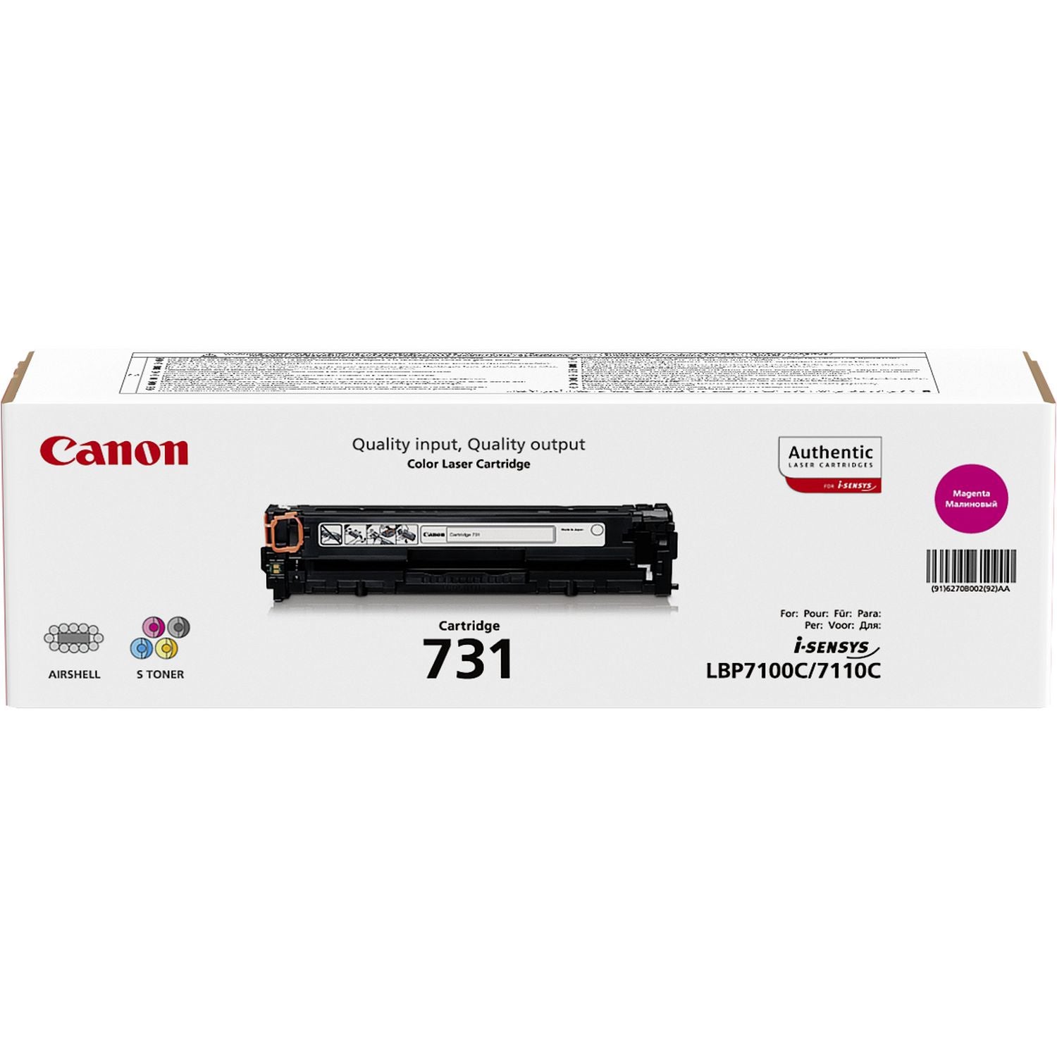 Canon Toner 731 – magenta, 1500 Seiten