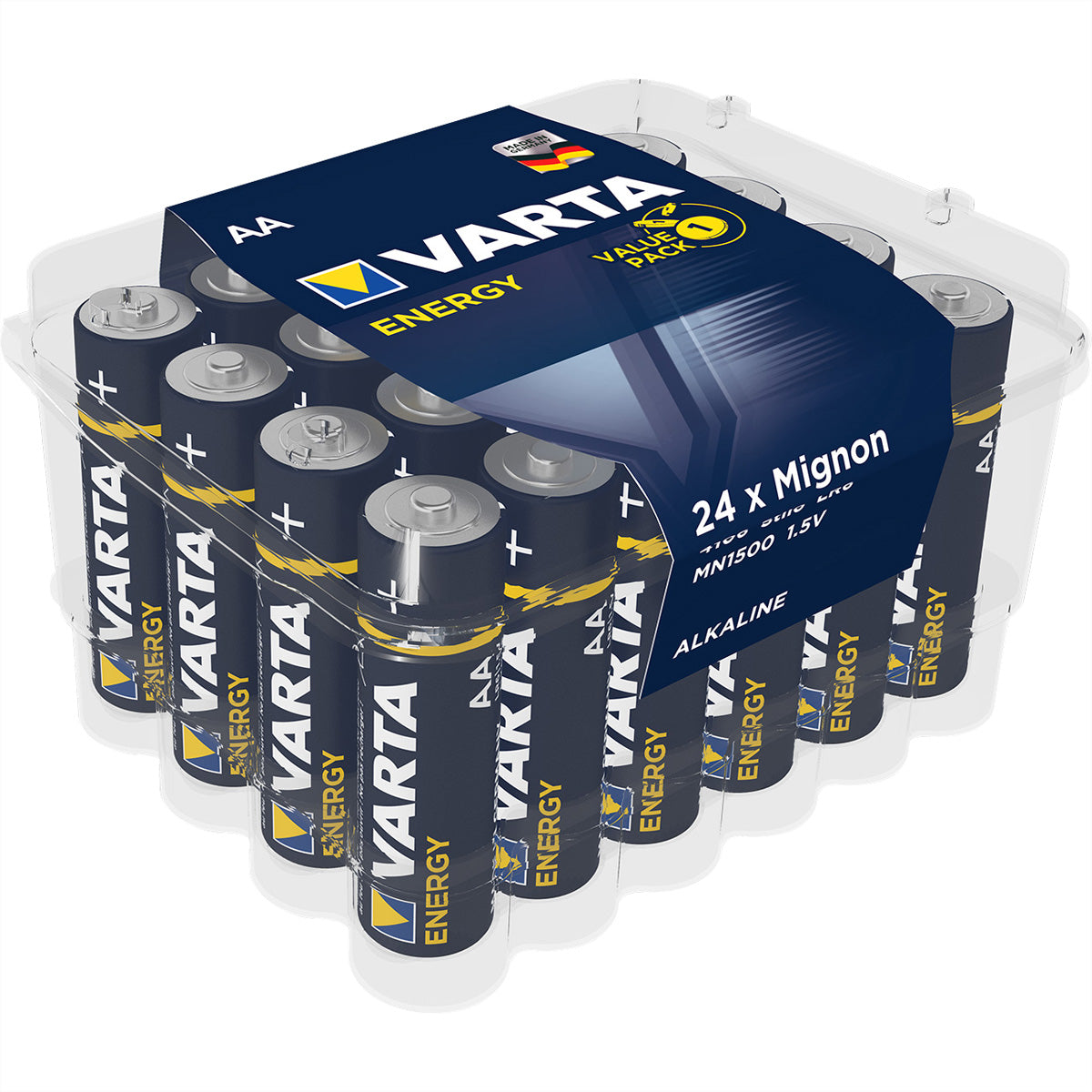 VARTA AA Batterien, Alkaline, 1,5 V – 24 Stk.