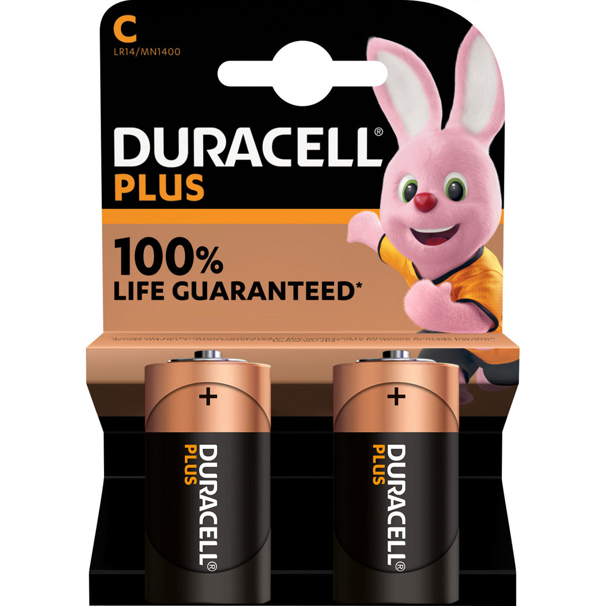 Duracell C Batterien, Alkaline, 1,5 V – 2 Stk.