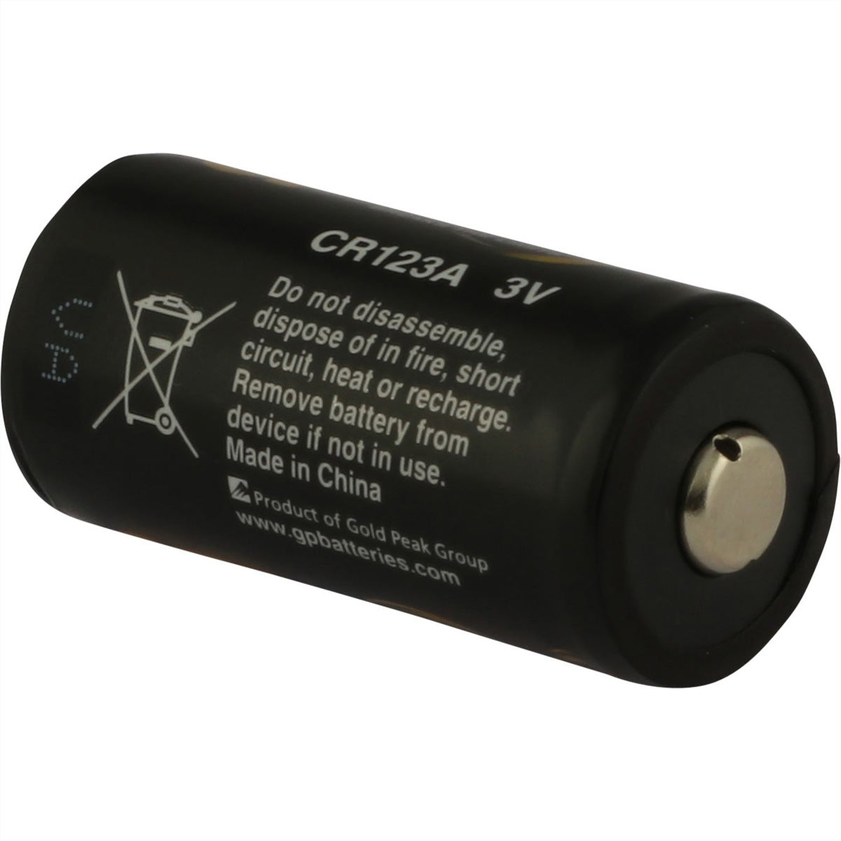 GP Batteries CR123A Batterie, Lithium, 3 V – 1 Stk.