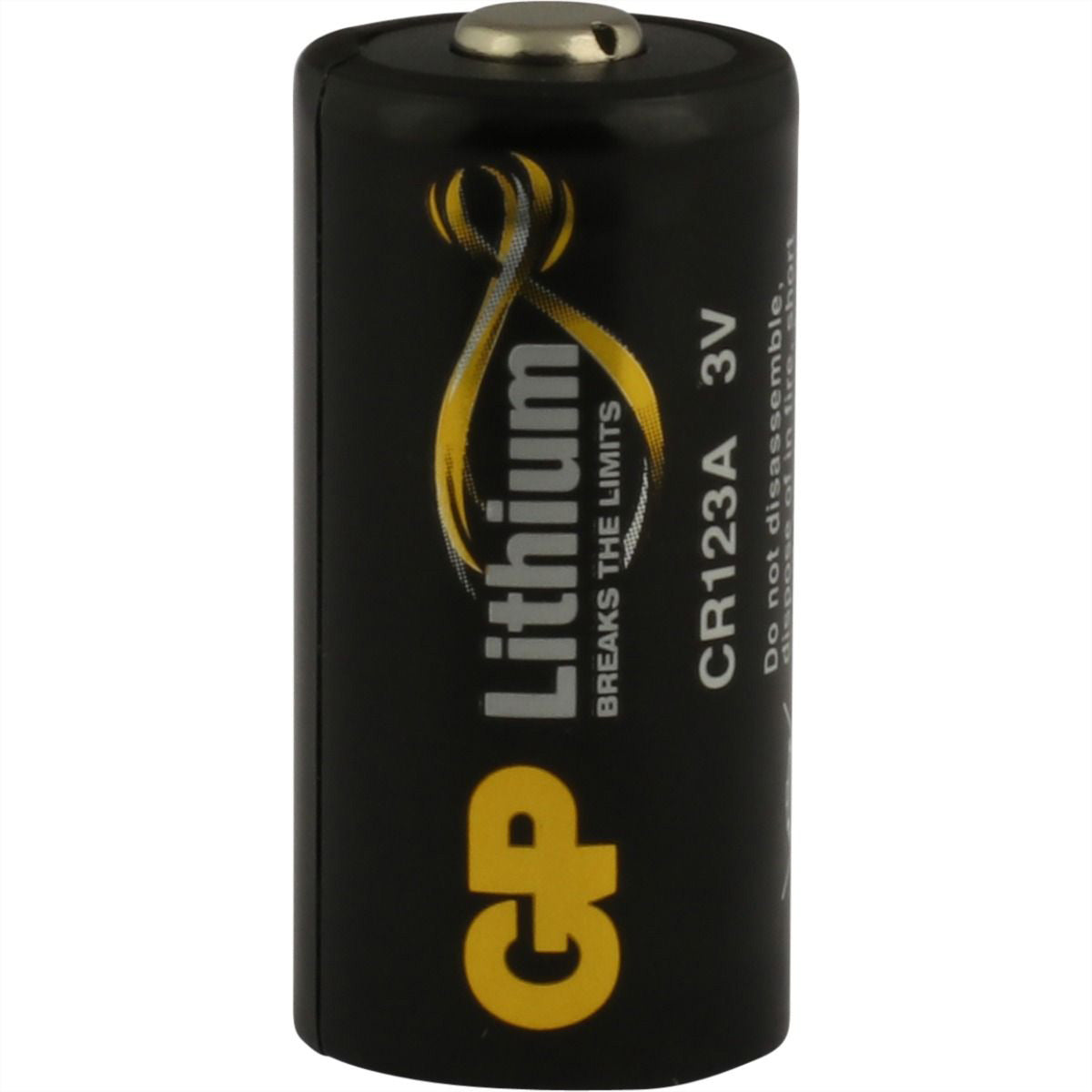 GP Batteries CR123A Batterie, Lithium, 3 V – 1 Stk.