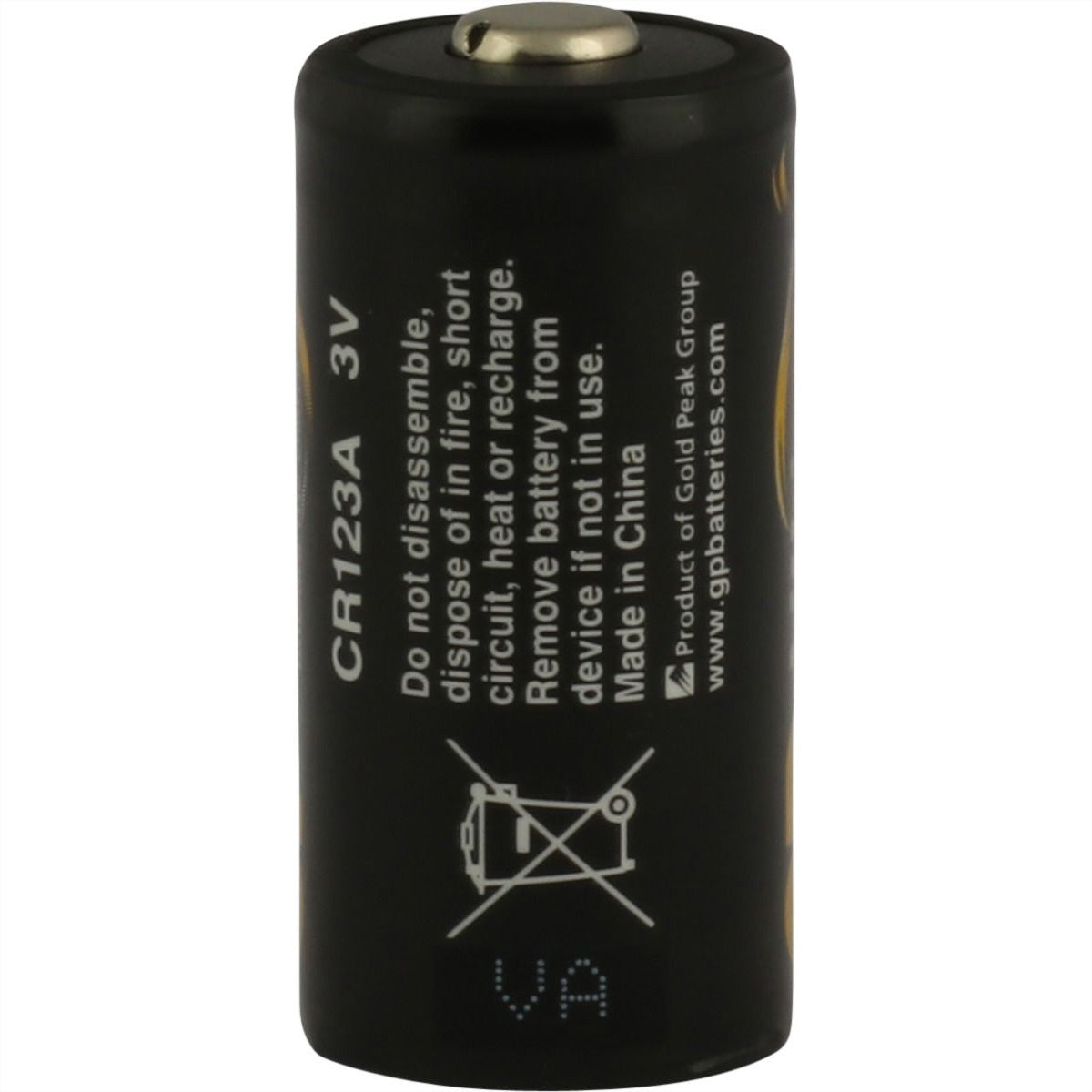 GP Batteries CR123A Batterie, Lithium, 3 V – 1 Stk.