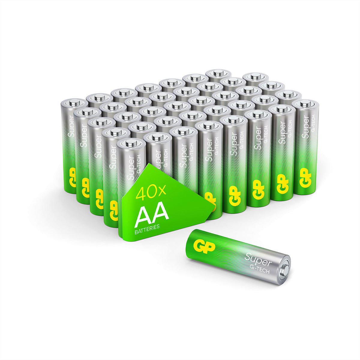 GP Batteries AA Batterien, Alkaline, 1,5 V – 40 Stk.