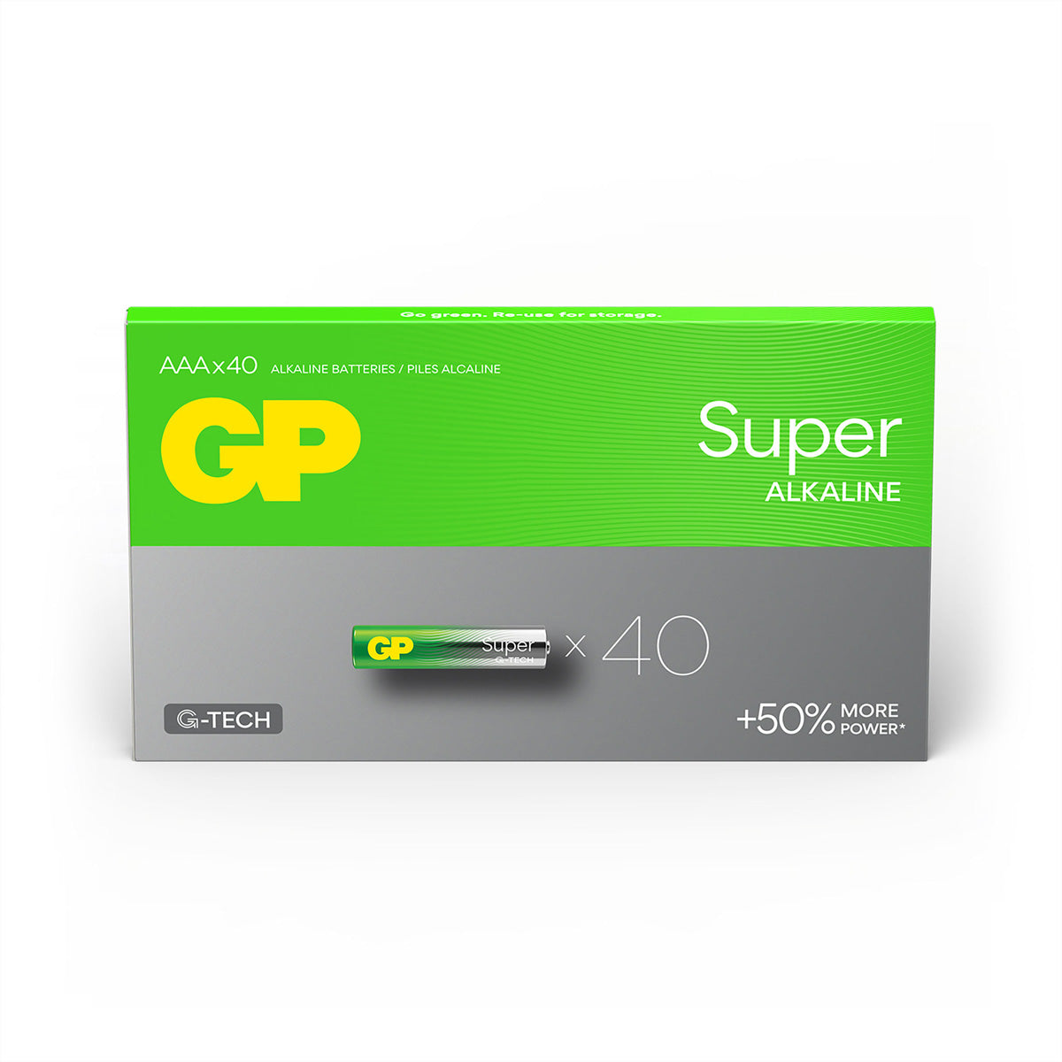GP Batteries AAA Batterien, Alkaline, 1,5 V – 40 Stk.