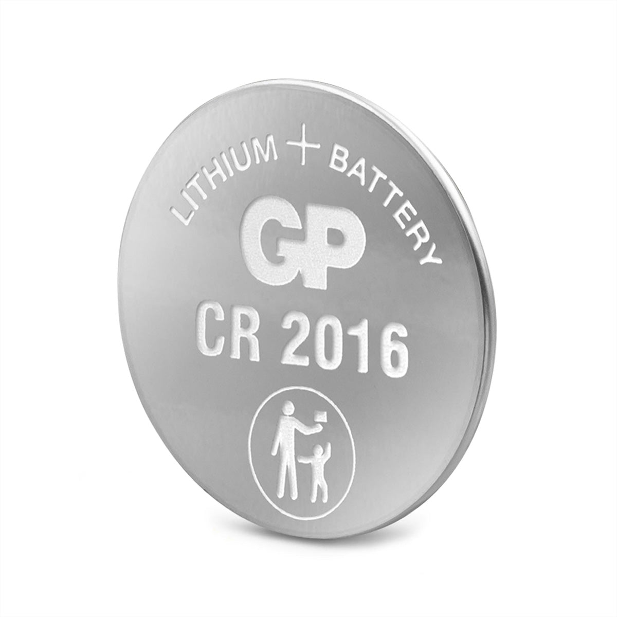 GP Batteries Knopfzellen CR2016, Lithium, 3 V – 5 Stk.