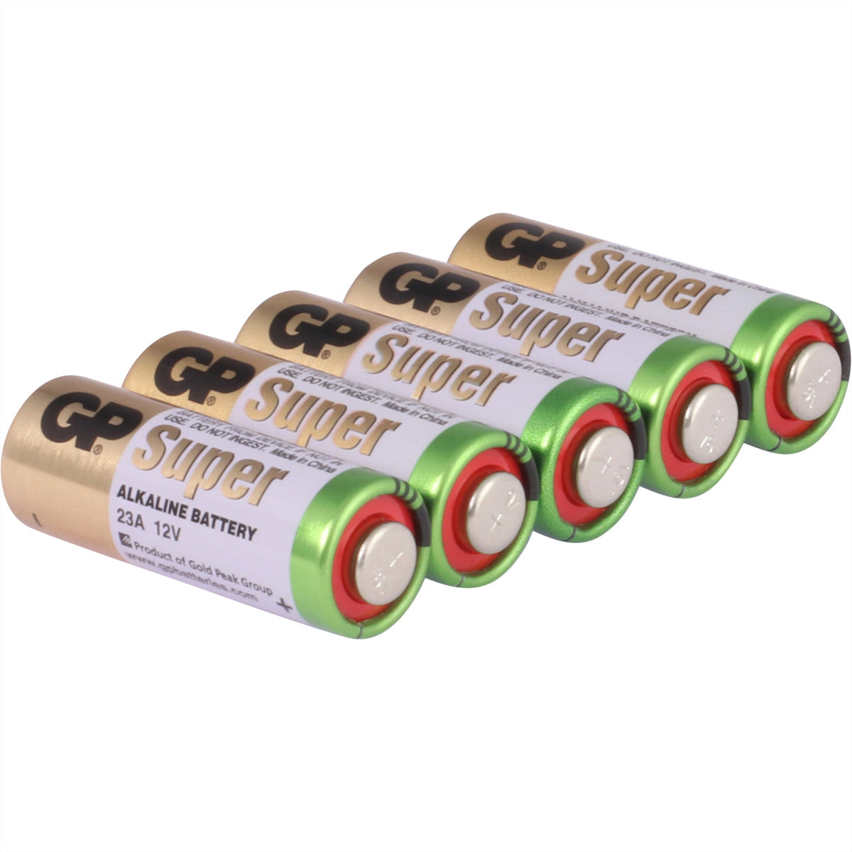 GP Batteries A23 Batterien – Alkaline, 12 V – 5 Stk.