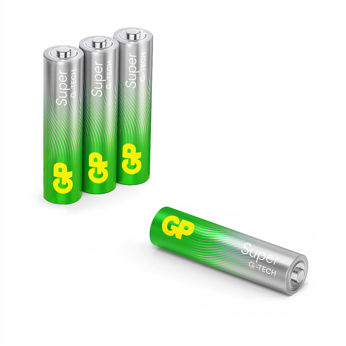 GP Batteries AAA Batterien – Alkaline, 1,5 V – 4 Stk.