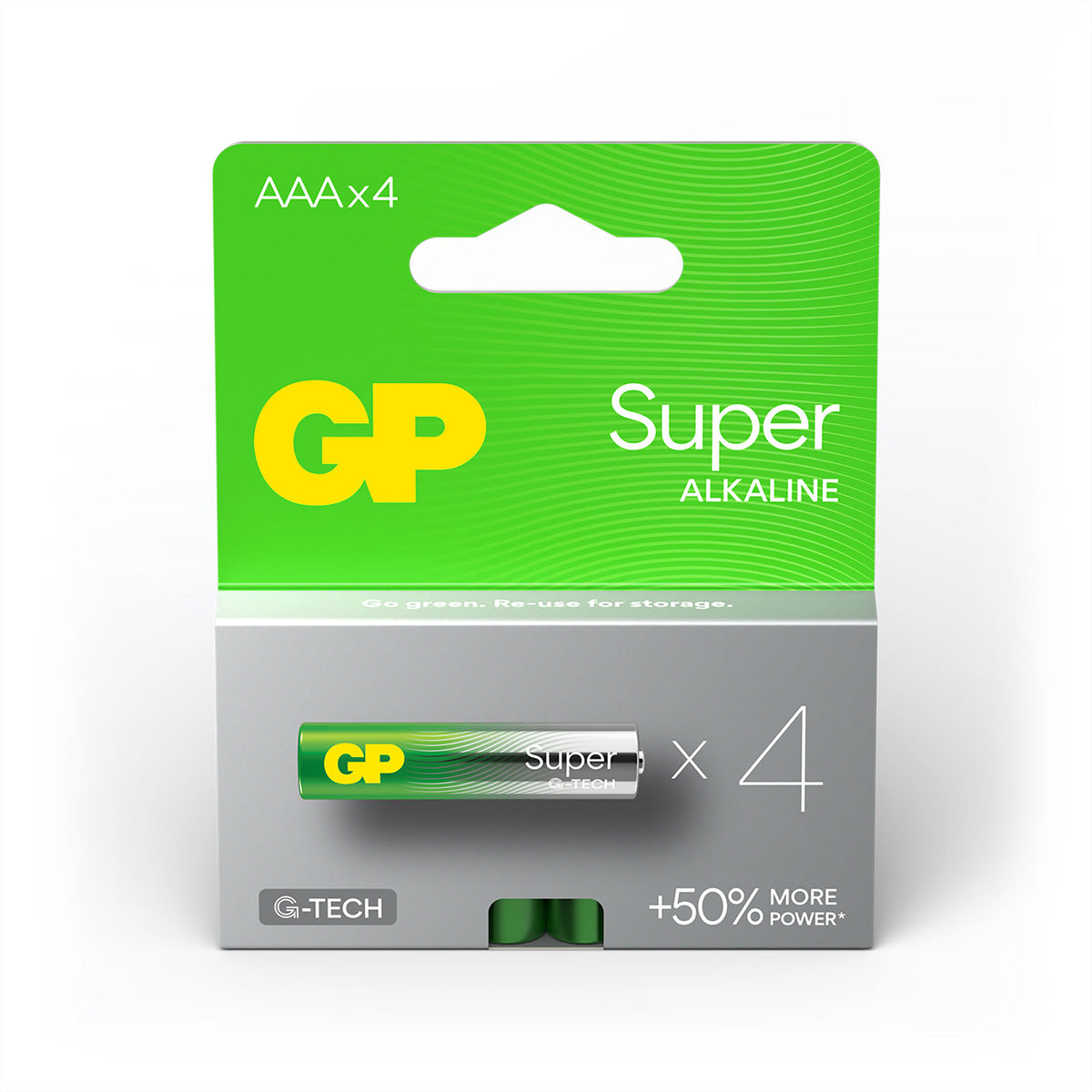 GP Batteries AAA Batterien – Alkaline, 1,5 V – 4 Stk.