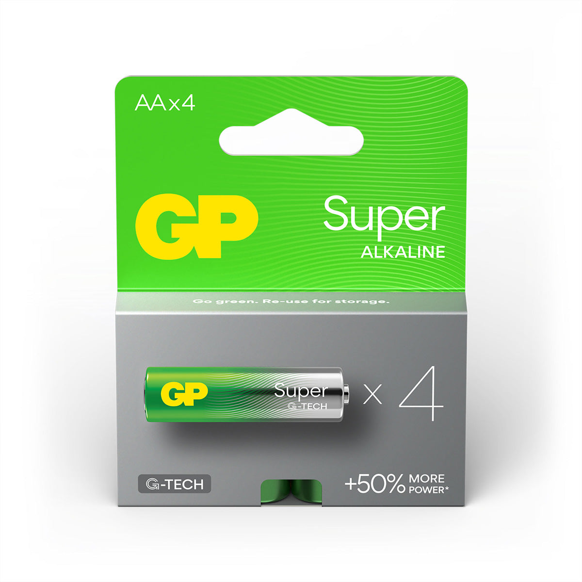 GP Batteries AA Batterien, Alkaline, 1,5 V – 4 Stk.
