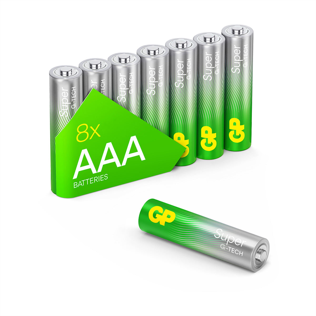 GP Batteries AAA Batterien, Alkaline, 1,5 V – 8 Stk.