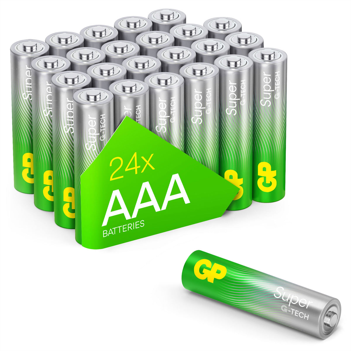 GP Batteries AAA Batterien, Alkaline, 1,5 V – 24 Stk.