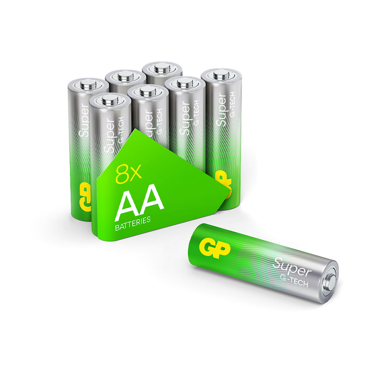 GP Batteries AA Batterien, Alkaline, 1,5 V – 8 Stk.