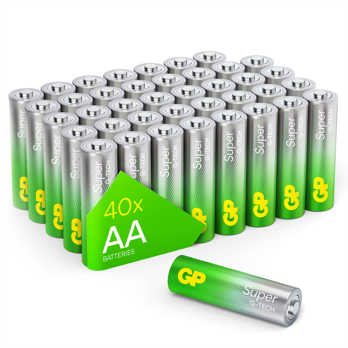 GP Batteries AA Batterien, Alkaline, 1,5 V – 40 Stk.