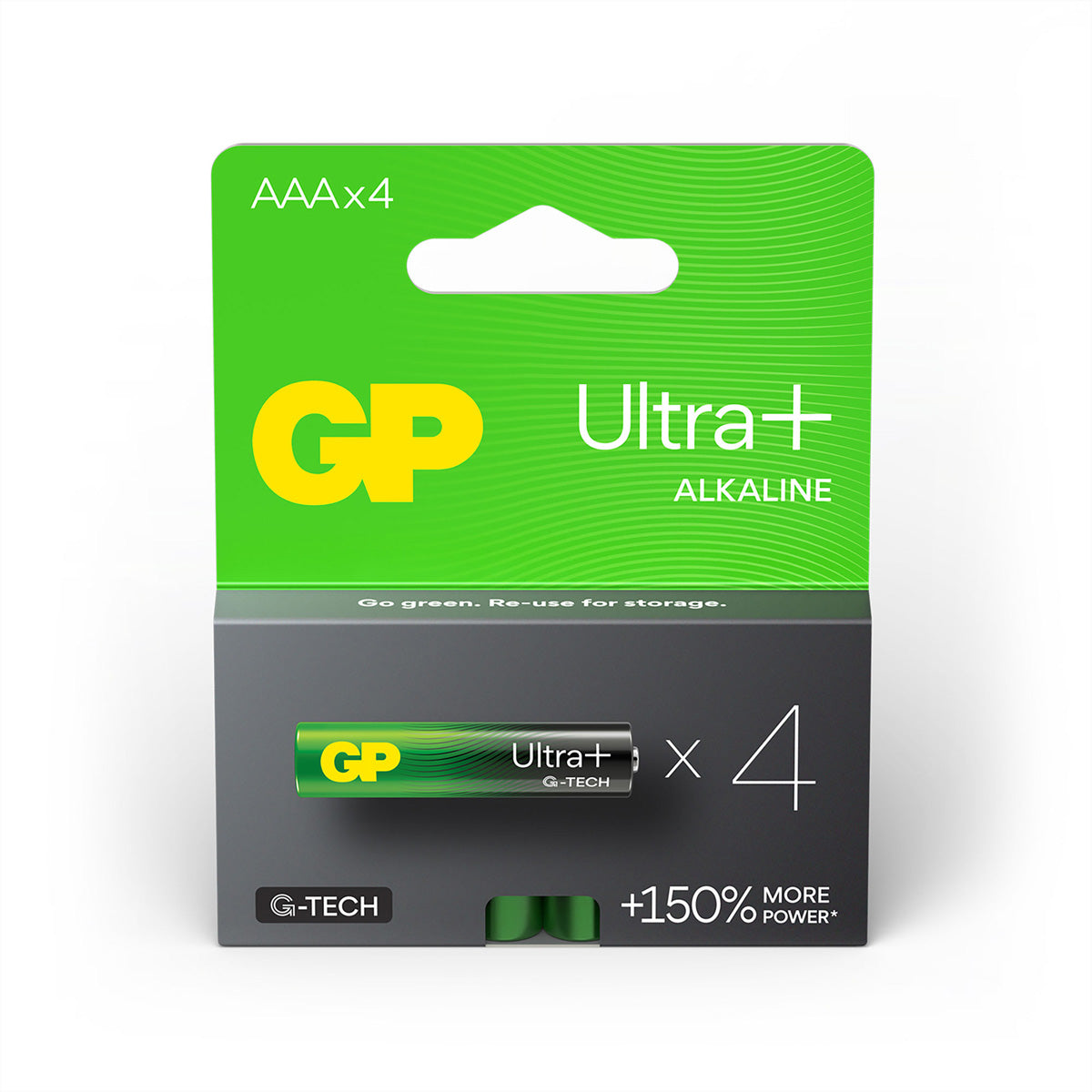 GP Batteries AAA Batterien, Alkaline, 1,5 V – 4 Stk.
