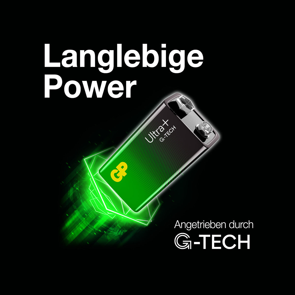 GP Batteries 9V Batterie, Alkaline, 1,5 V – 1 Stk.