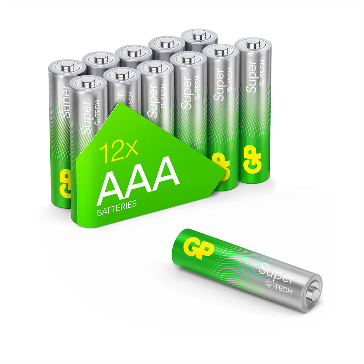 GP Batteries AAA Batterien, Alkaline, 1,5 V – 12 Stk.