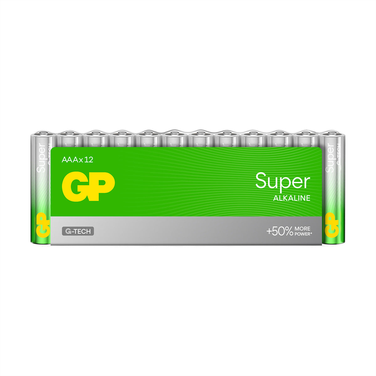 GP Batteries AAA Batterien, Alkaline, 1,5 V – 12 Stk.