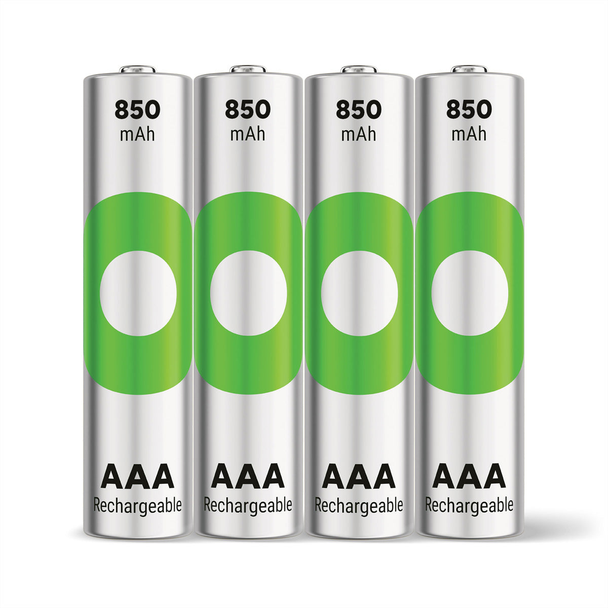 GP Batteries AAA Akkus, NiMH, 850 mAh, 1,2 V – 4 Stk.