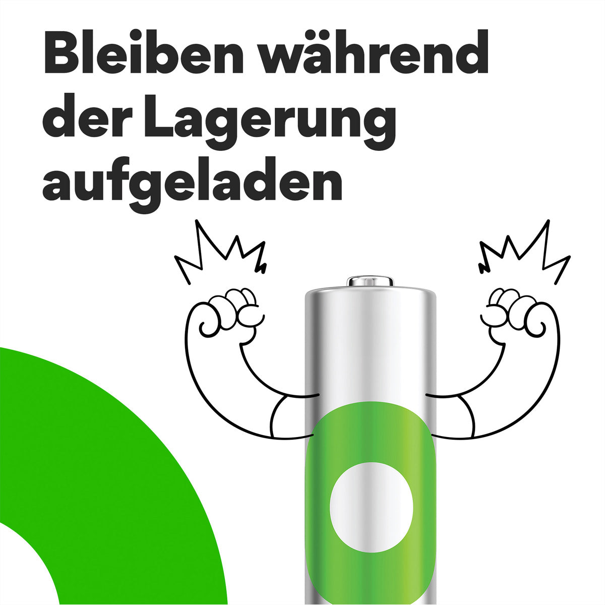 GP Batteries AAA Akkus, NiMH, 950 mAh, 1,2 V – 4 Stk.