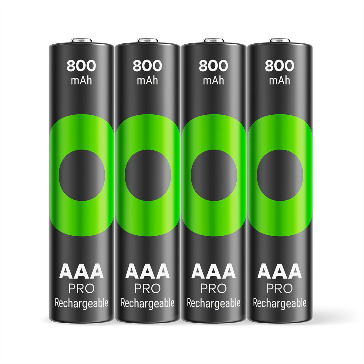 GP Batteries AAA Akkus, NiMH, 800 mAh, 1,2 V – 4 Stk.
