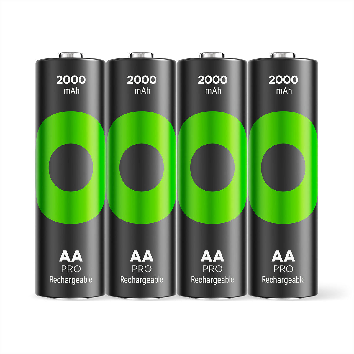 GP Batteries AA Akkus – NiMH, 2000 mAh, 1,2 V – 4 Stk.
