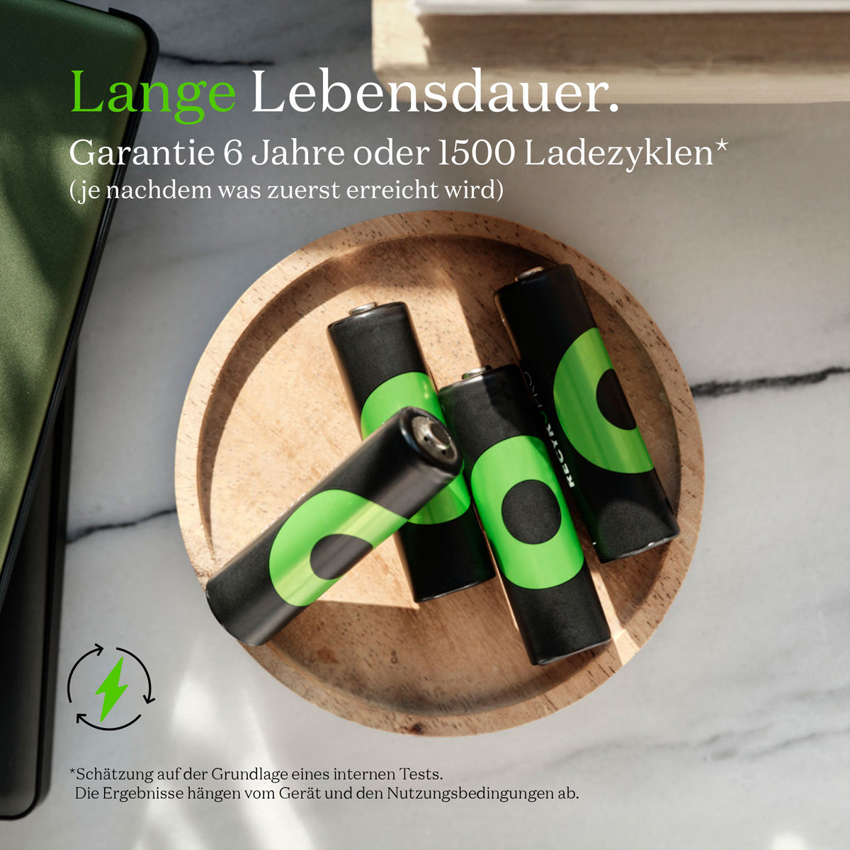 GP Batteries AA Akkus – NiMH, 2000 mAh, 1,2 V – 4 Stk.