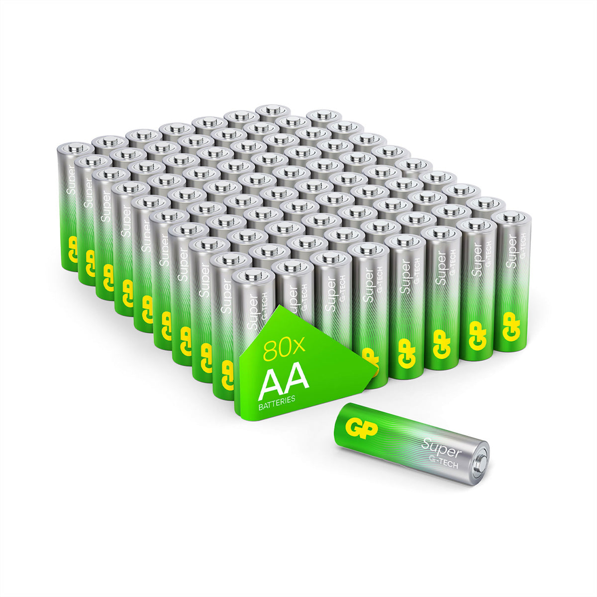GP Batteries AA Batterien, Alkaline, 1,5 V – 80 Stk.