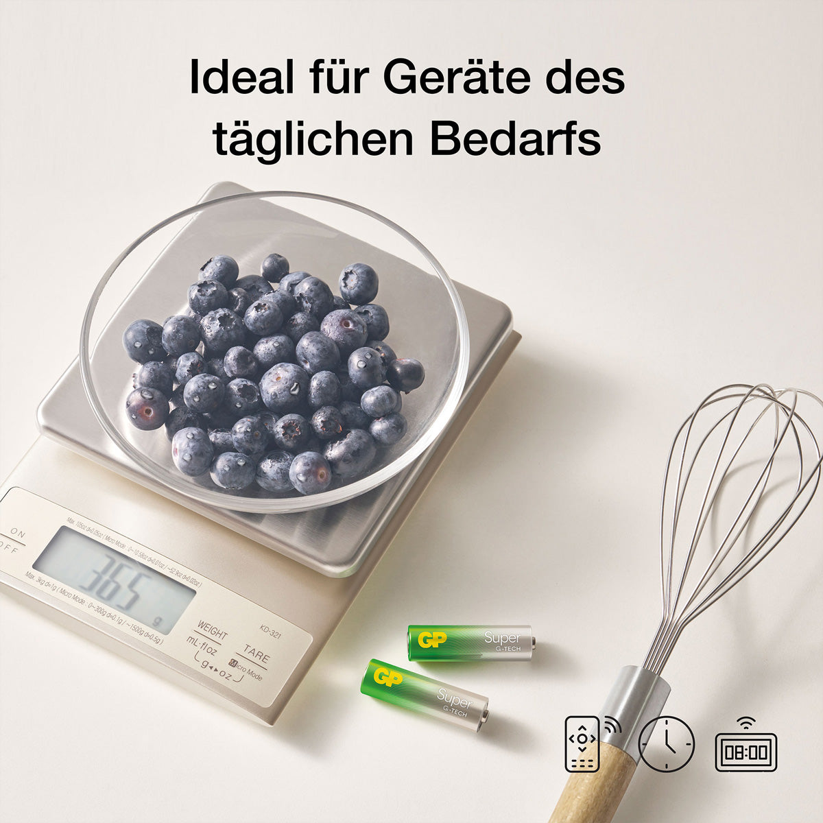 GP Batteries AA Batterien, Alkaline, 1,5 V – 80 Stk.
