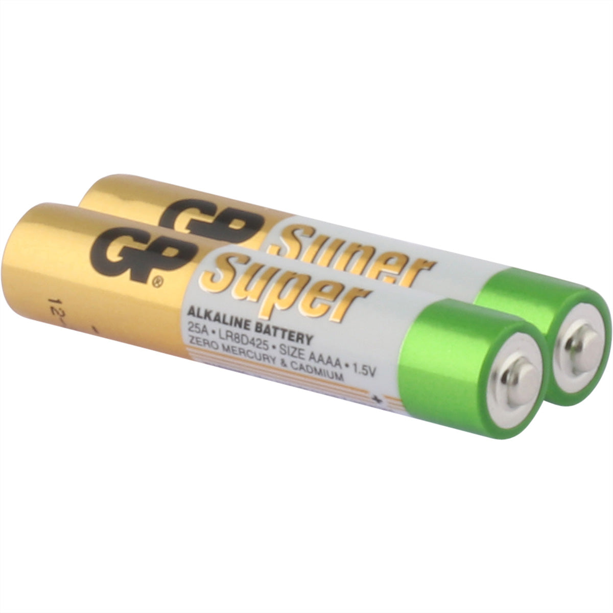 GP Batteries AAAA Batterien, Alkaline, 1,5 V – 2 Stk.