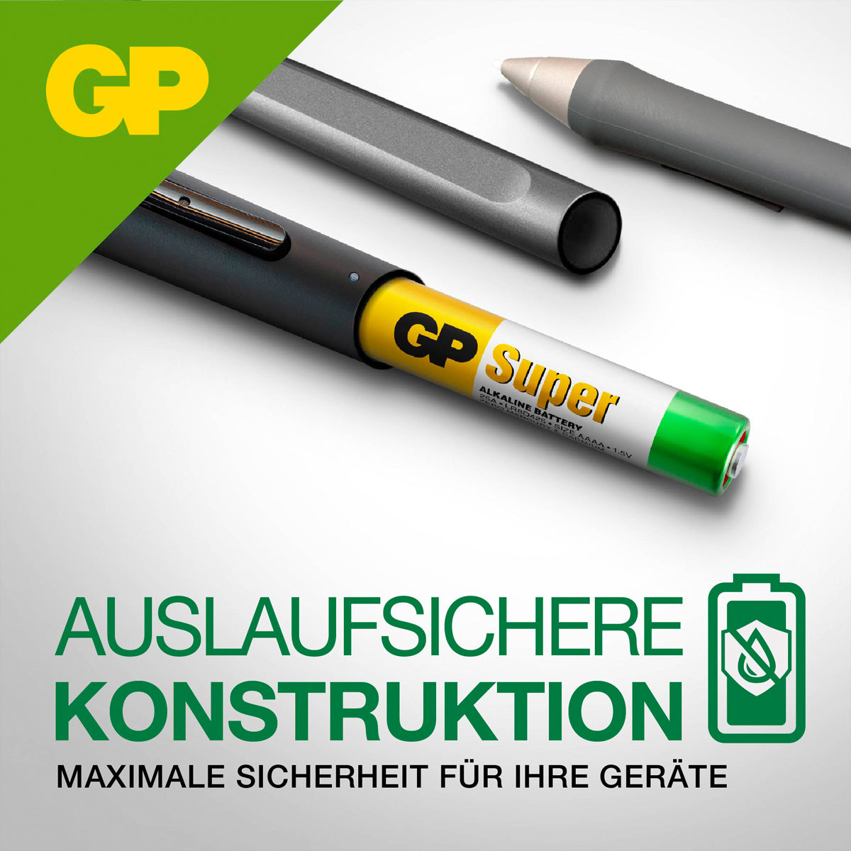 GP Batteries AAAA Batterien, Alkaline, 1,5 V – 2 Stk.