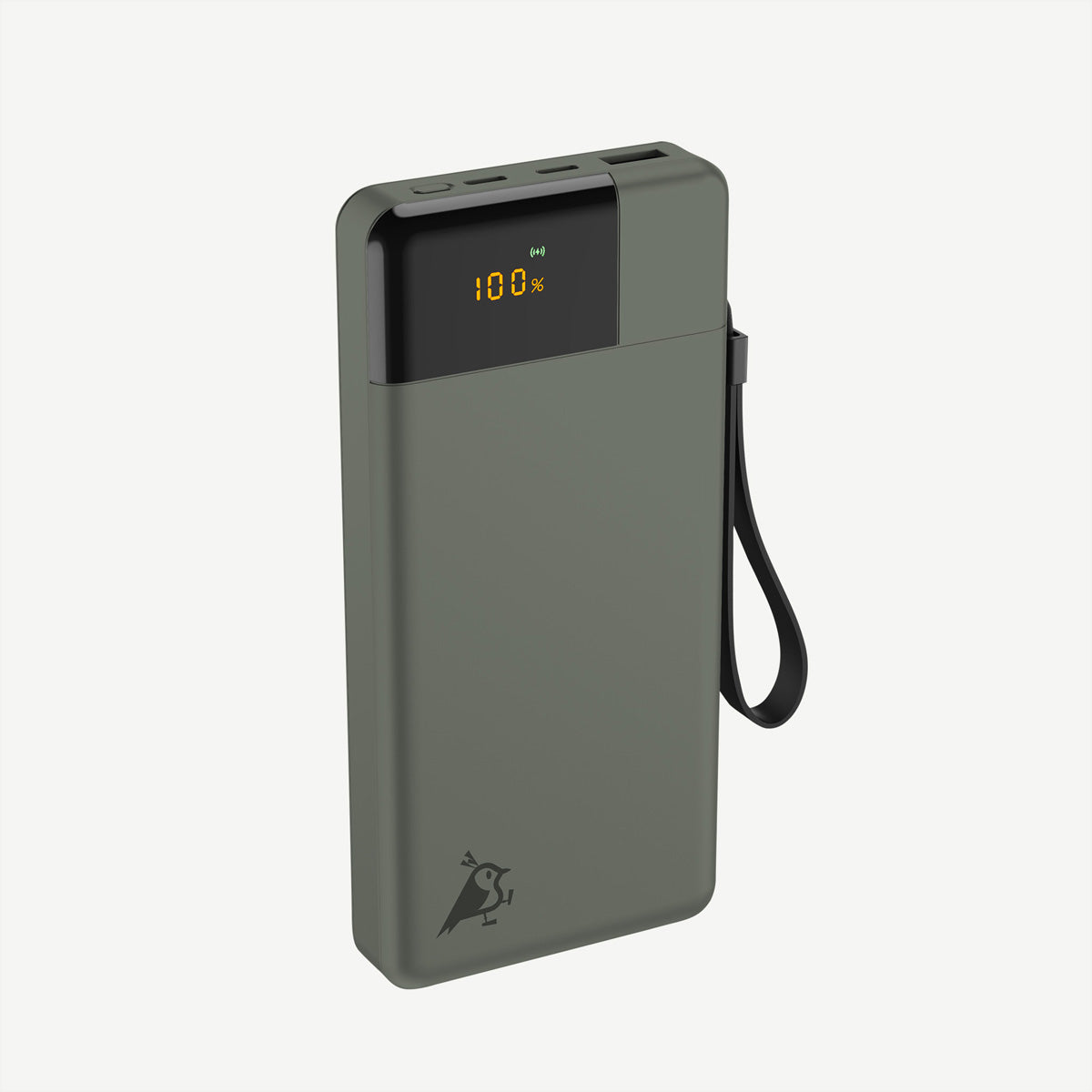 Aqiila Powerbird B20+ Powerbank 20'000 mAh – 65 W PD, 2× USB-C, 1× USB-A, grün