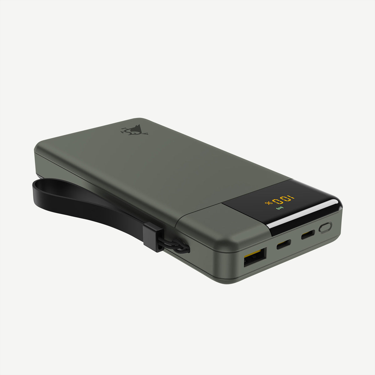 Aqiila Powerbird B20+ Powerbank 20'000 mAh – 65 W PD, 2× USB-C, 1× USB-A, grün
