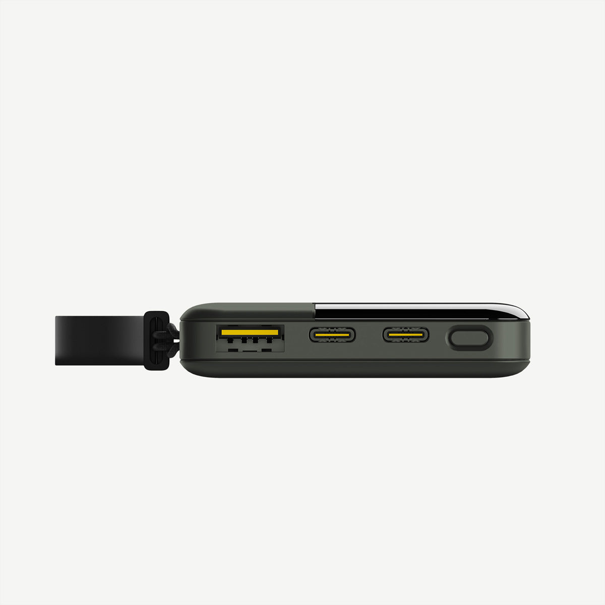 Aqiila Powerbird B5 Powerbank 5'000 mAh – 12 W, 2× USB-C, 1× USB-A, Moosgrün