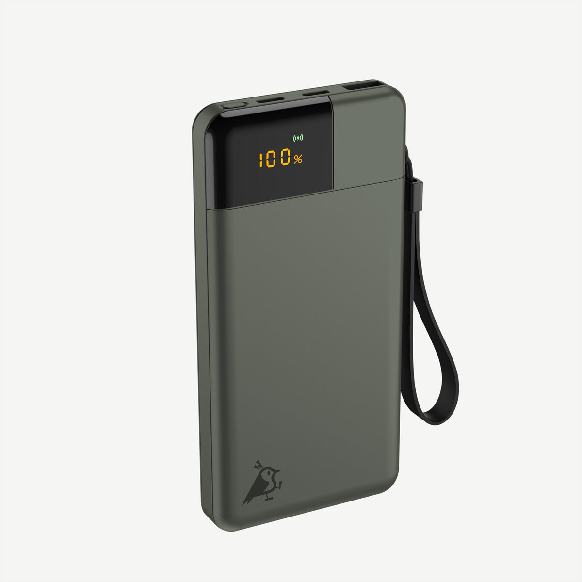 Aqiila Powerbird B10 Powerbank 10'000 mAh – 20 W PD, 2× USB-C, 1× USB-A, grün
