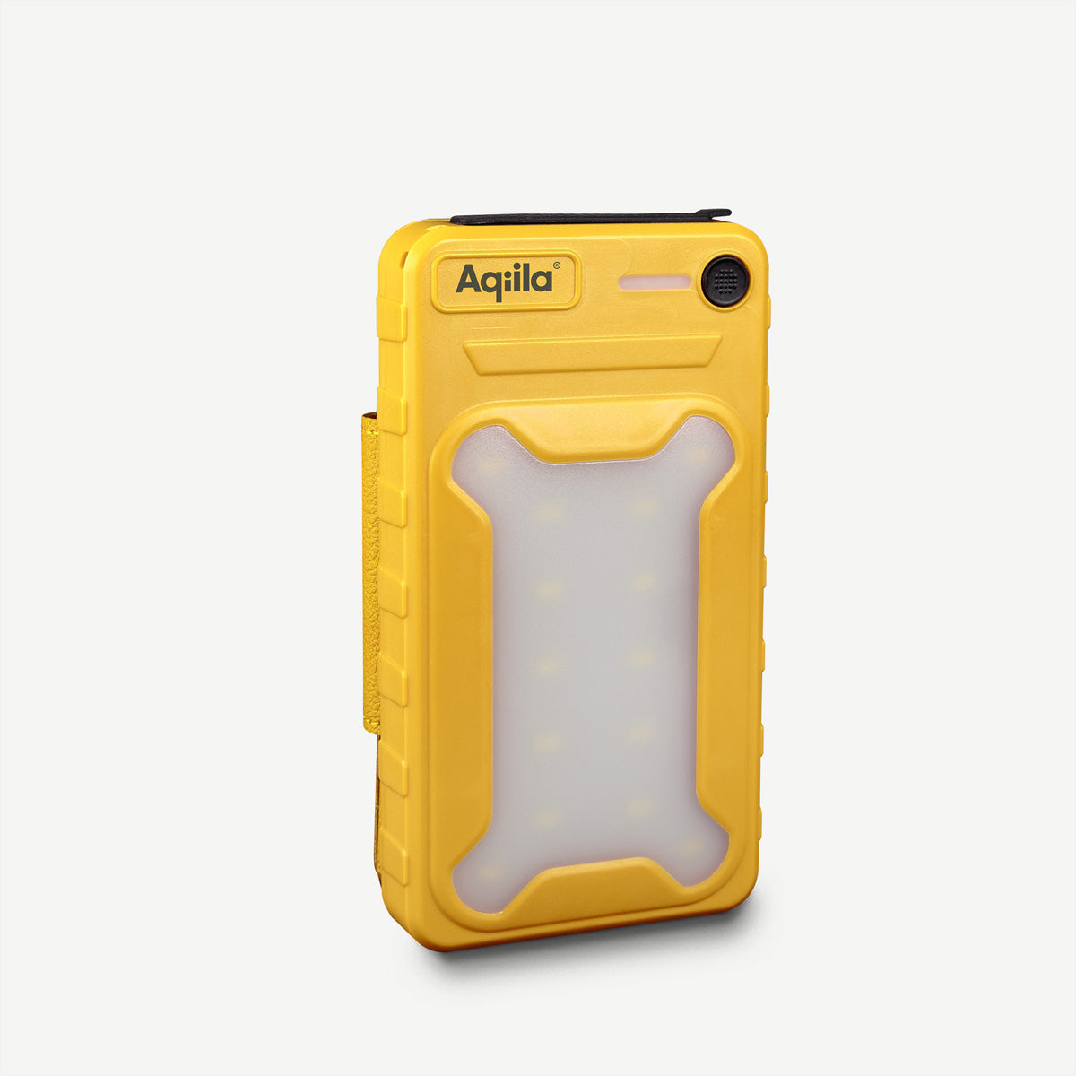Aqiila Powerbird BS10 Solar Powerbank 10'000 mAh – 20 W PD, 1× USB-C, 1× USB-A, gelb