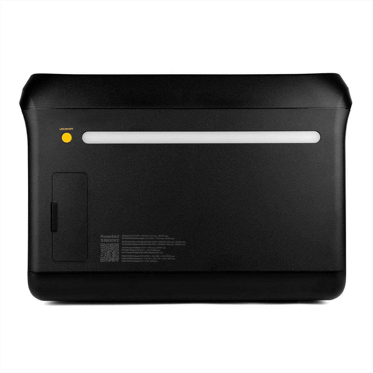 Aqiila Powerbird S1800 – Powerstation, 1'229 Wh, 3'000 W AC, LiFePO4, 3× Schuko (Typ F), Räder, LCD