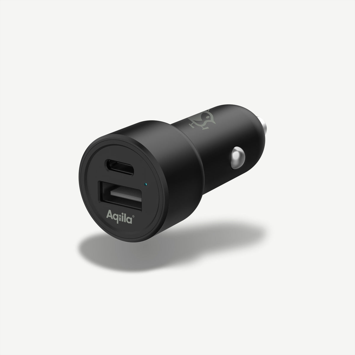 Aqiila CC2 Auto-Ladegerät 32 W – USB-C×1, USB-A×1 – PD, QC 3.0 – für 12–24 V Fahrzeuge – Schwarz