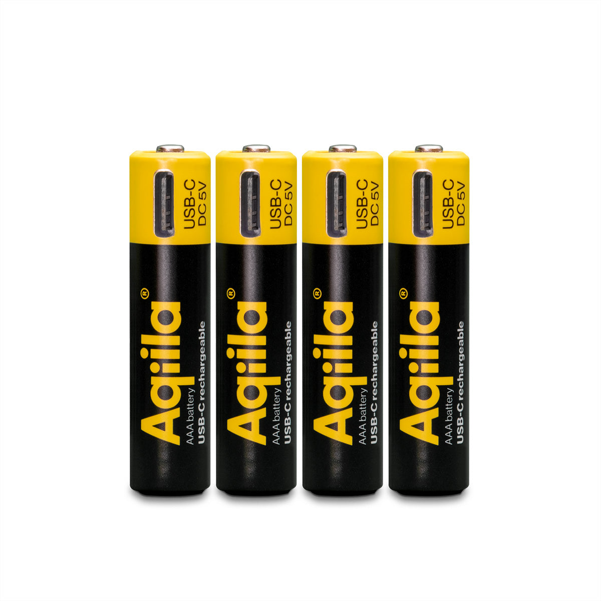 Aqiila AAA Akkus, Li-Ion, 600 mAh, 1,5 V – 4 Stk.