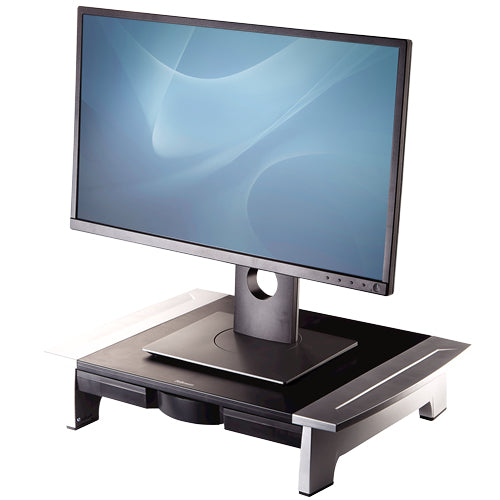 Fellowes Office Suites – Monitorhalterung, Standfuss, bis 28", 36 kg, 5-stufig höhenverstellbar