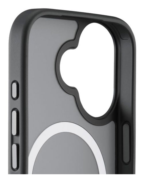Black Rock Backcover – für Apple iPhone 17, MagSafe, PC+TPU, schwarz