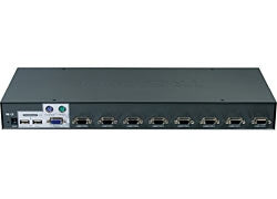 TRENDnet TK-803R – 8-Port VGA KVM-Switch – 2048 × 1536, Rack 1U