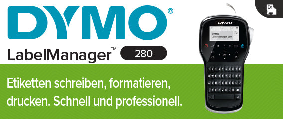 DYMO LabelManager LMR-280 – Beschriftungsgerät für Bänder bis 12 mm