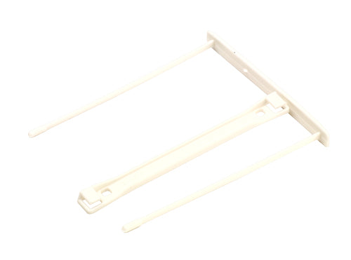 Fellowes 0089701 Archivierungs-Zubehör 100 mm – zweiteilig, mit Bügel, weiss, Kunststoff, 100 Stück