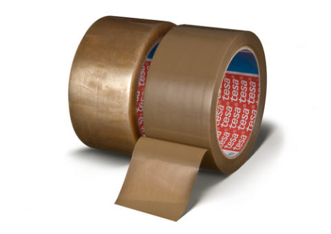 TESA Verpackungsband, PP, 50 mm × 66 m, transparent, Naturkautschuk, 4089, 1 Rolle