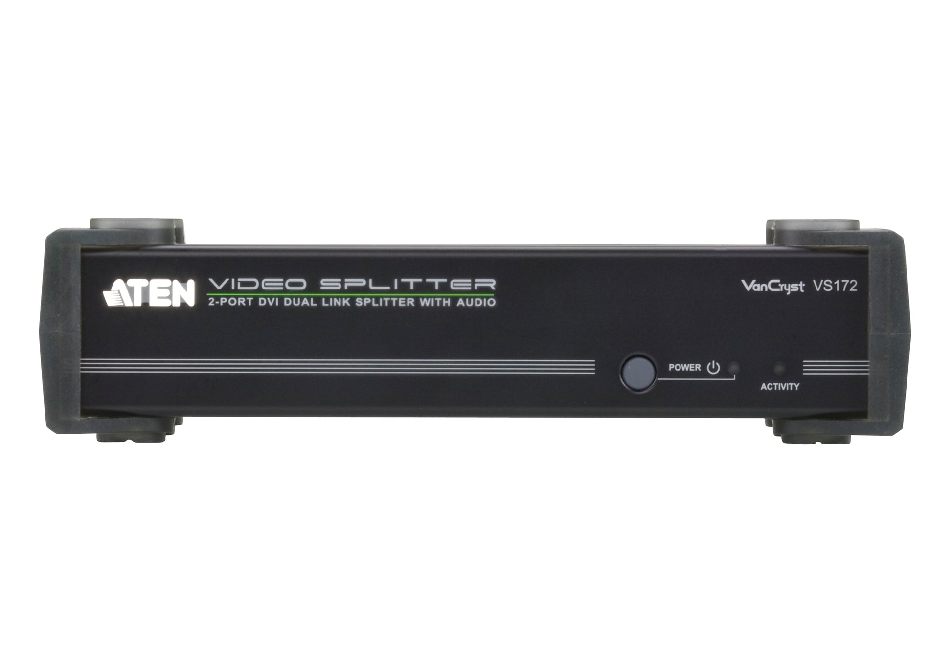 ATEN VS172 – DVI-Splitter – DVI-D DL, 3 Ausgänge, 2560×1600, 3,5 mm Audio – Schwarz, Metall
